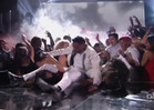 Miguel -- Accidentally LEG DROPS Fan at Billboard Awards