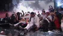 Miguel -- Accidentally LEG DROPS Fan at Billboard Awards