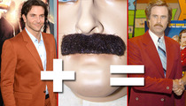 Bradley Cooper & Ron Burgundy -- Separated By a Stache
