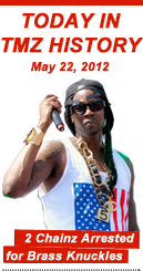 Today in TMZ History: 2 Chainz Arrested for Brass Knuckles