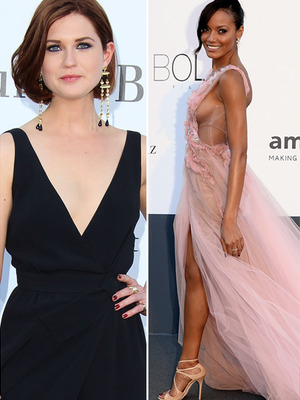 "Harry Potter" Star & Selita Ebanks Turn Heads at amfAR Event