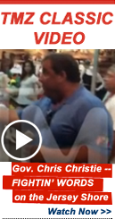 Video Lightbox: Gov. Chris Christie -- FIGHTIN' WORDS on the Jersey Shore
