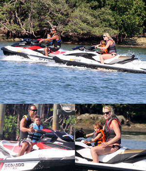 Tiger Woods & Lindsey Vonn Go Jet Skiing