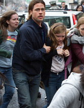 Brad Pitt Faces Zombie Threat In New "World War Z" Clips