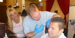 Liberace's Ex-Lover Scott Thorson -- TAKES SHOTS TO THE FACE [PHOTOS]