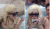 Amanda Bynes -- Blonde Moment in Atlantic City Jacuzzi