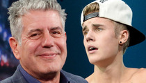 Anthony Bourdain BURNS Justin Bieber -- Chef Shoulda Put His Foot Up JB's Ass