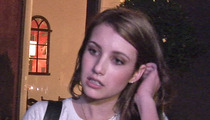 Emma Roberts -- Arrested for Domestic Violence with Boyfriend Evan Peters