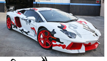 Chris Brown -- My Lambo Just Got a NIKE PAINT JOB