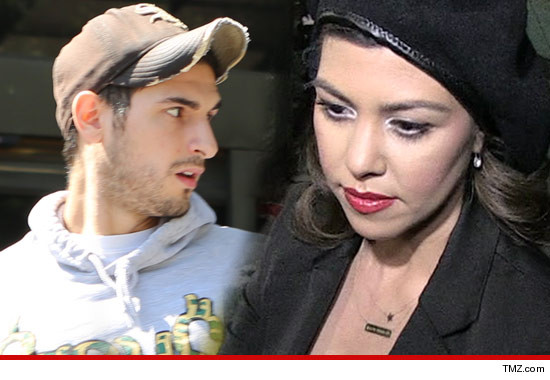 Kourtney Kardashian -- Male Model Says DNA Test Is BS
