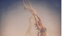 Stacy Keibler -- WEEKEND AT BURNING MAN ... No George Clooney? No Problem. 