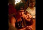 Justin Bieber -- Lighting Up ... In Possible Weed Smoking Pics