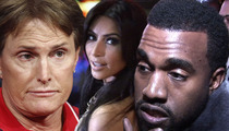 Bruce Jenner -- Not Invited to Kim Kardashian and Kanye West's Engagement Surprise