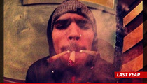 Chris Brown in Rehab -- Take My Phone & Internet, But Let Me Keep My Weed!!!