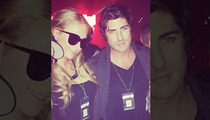 Paris Hilton -- Hangs w/ Ultimate Lohan Enemy ... THE FIRECROTCH GUY