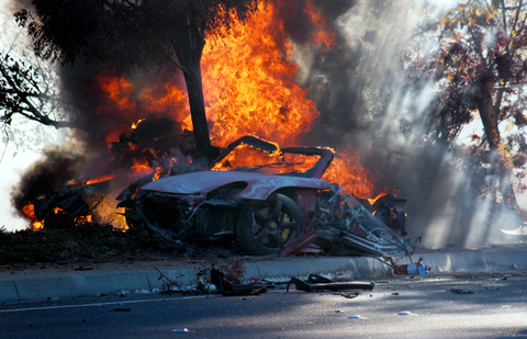 Fiery Car Crash In Albuquerque Fiery Car Crash In Albuquerque