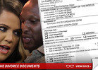 Khloe Kardashian Files Divorce Docs