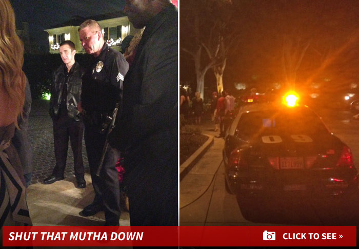 cops shut down adrienne maloof 39 s christmas party tmz com seth macfarlane christmas party