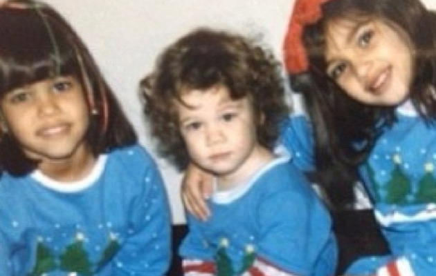 Kim Kardashian Shares Cute Christmas Throwback!