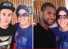 Justin Bieber -- Usher in Panama for Save Justin Summit