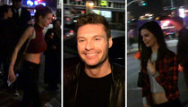 Ryan Seacrest -- Takes Home Two NEW Chicks ... Old Chick Don't Care 