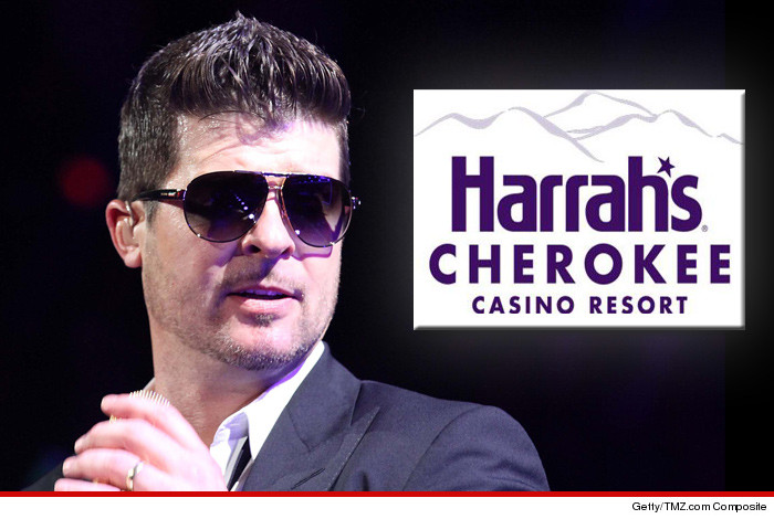 Robin Thicke -- Cancels Concert ... Cherokees Get Screwed Again Robin Thicke -- Cancels Concert ... Cherokees Get Screwed Again