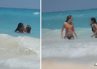 Cara Delevingne & Michelle Rodriguez -- TOPLESS MAKEOUT SESH ... On the Beach [VIDEO]