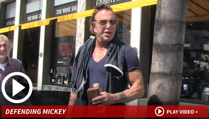 Mickey Rourke Mickey Rooney Death