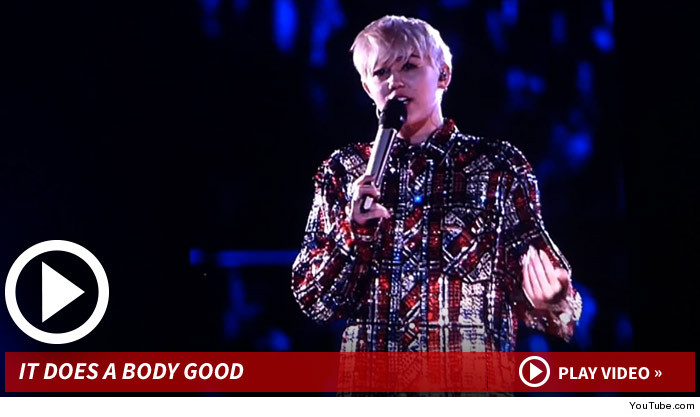 Miley Cyrus Speech London Concert