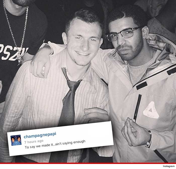 Johnny Manziel and Drake Party