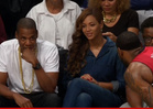Jay Z & Beyonce -- UNITED FRONT ... at Brooklyn Nets Game