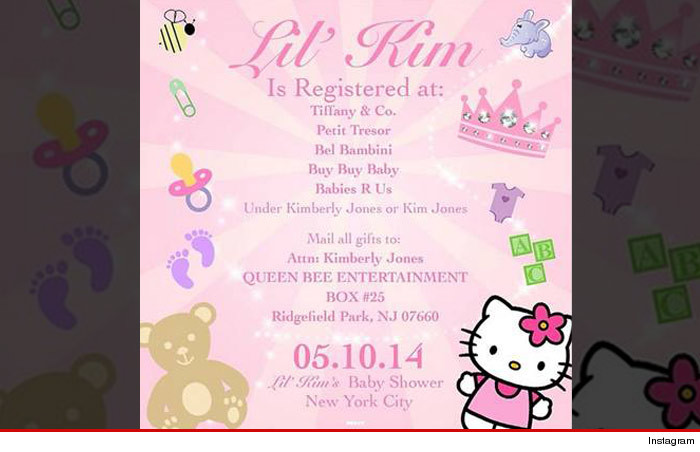 Lil Kim Baby Shower Invitation