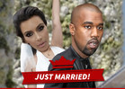 Kim Kardashian and Kanye West -- We're Officially Married