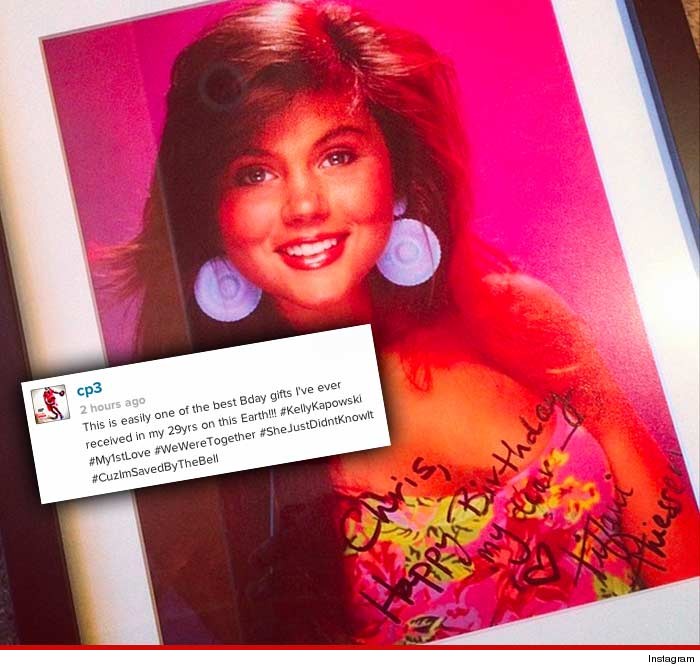 Chris Paul Kelly Kapowski Autograph