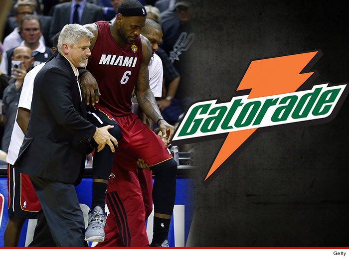 Gatorade Disses LeBron James Leg Cramp