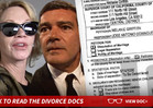 Melanie Griffith and Antonio Banderas Divorcing