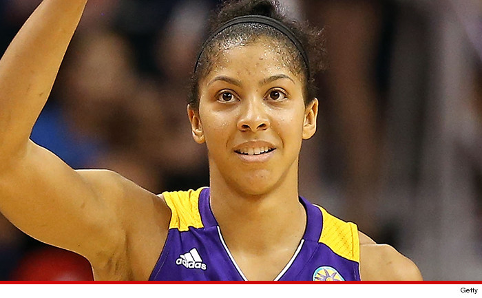 WNBA Star Candace Parker -- OFF THE HOOK ... In School Yard Clash | TMZ.com