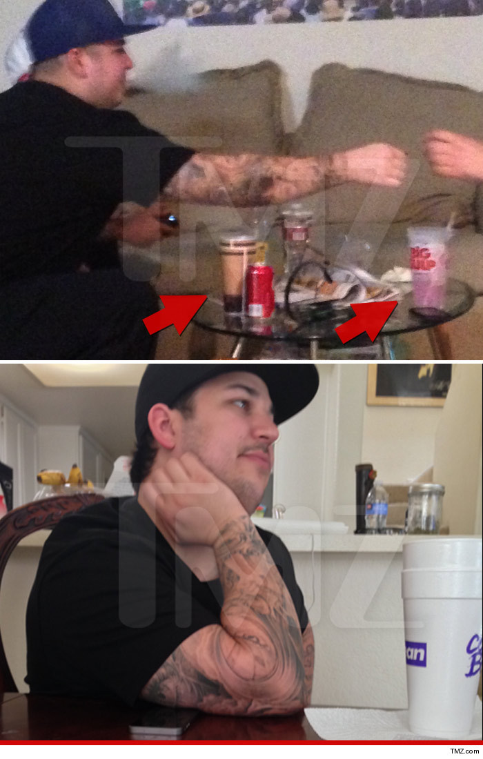 Rob Kardashian Sizzurp Smoking Weed