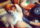 Miley Cyrus' Dog Tattoo -- Miley Got Inked At House Party ... For Dead Dog, Floyd