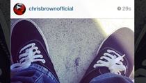 Chris Brown -- Reppin' Bloods on Instagram Now 