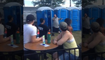 Rapper Action Bronson -- Port-A-Potty Break During Concert ... Without Missing a Beat