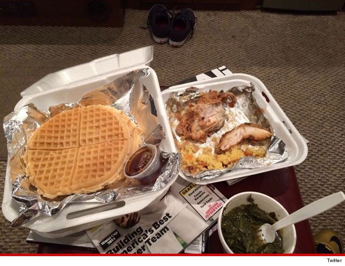 Drew Brees Chicken and Waffles