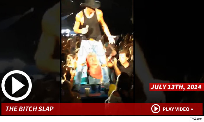 Tim McGraw Slapping Woman