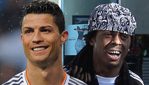 Cristiano Ronaldo -- TEAMING UP WITH LIL WAYNE ... Rapper Starting Sports Management Biz