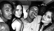 Kendall & Kylie Jenner Party With Chris Brown and Trey Songz -- See the Photos! 