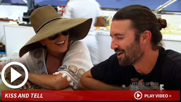 Brandon Jenner and Kim Kardashian Kissed