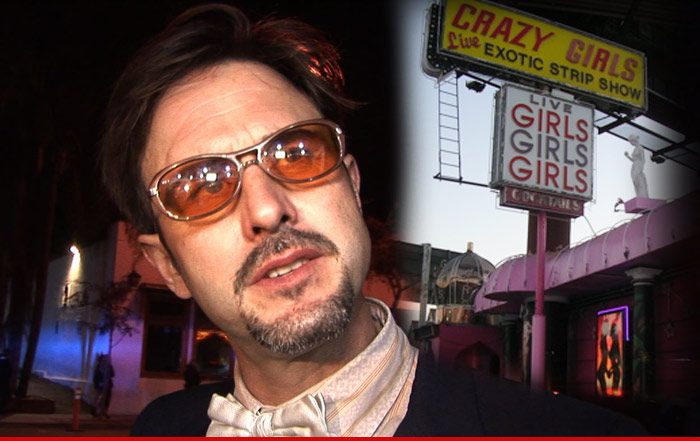 David Arquette Strip Club