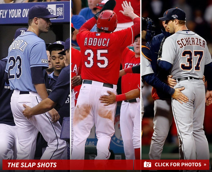 Major League Baseball Stars We're SlapHappy!