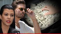 Kourtney Kardashian & Scott Disick -- Briefcase Full Of Cash STOLEN!!
