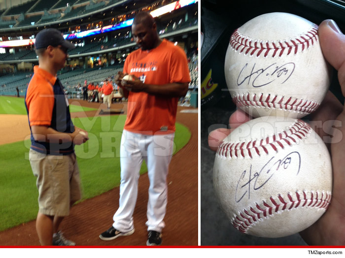 Fan Caught Chris Carter Home Run Balls